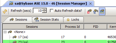 Sybase DBA Tools - Session Manager