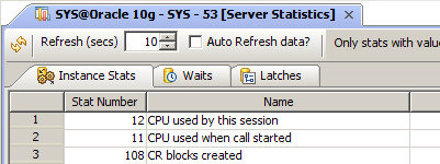 Oracle DBA Tools - Server Statistics