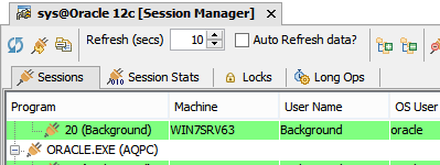 Oracle DBA Tools Session Manager