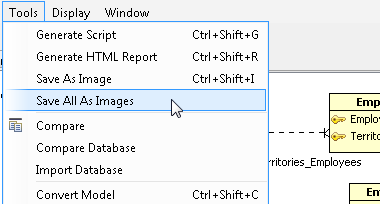 ER Modeler - Save All As Images