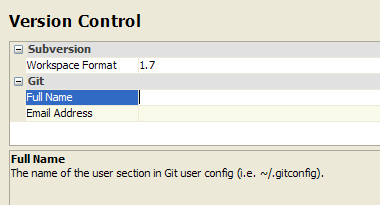 Git Client Settings