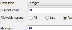 Parameter Enhancements